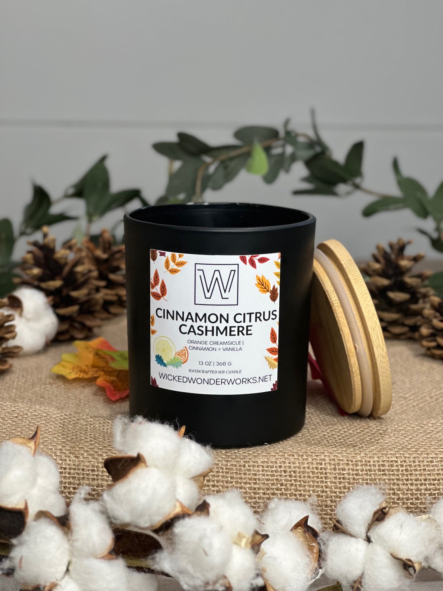 Cinnamon Citrus Cashmere | Soy Candle