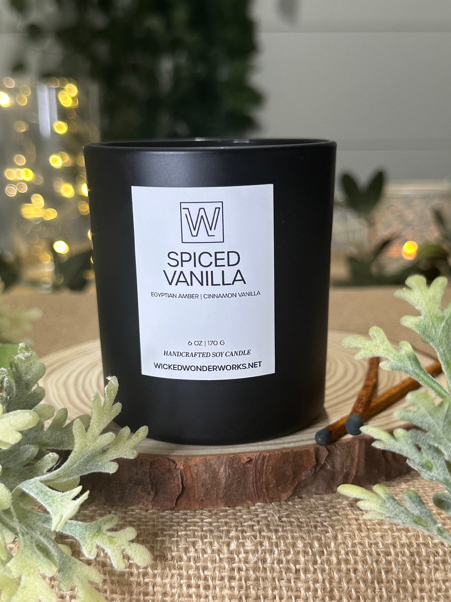vanilla cinnamon candle