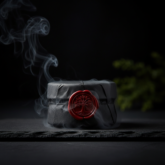 Mystery candle sampler gift with dark moody aesthetic